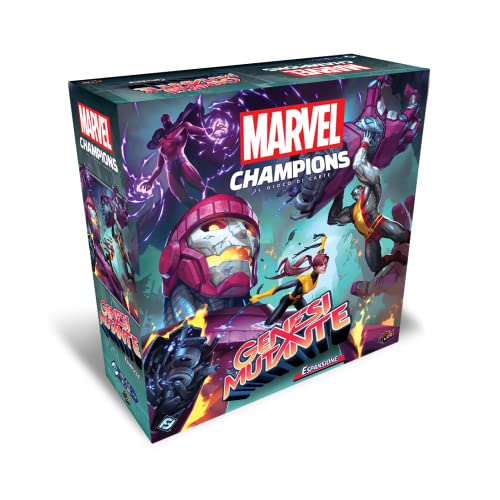Asmodee - Marvel Champions, Kartenspiel: Genesis Mutante (Pack Campagna), Erweiterung, Italienische Ausgabe, MC32it von Asmodee