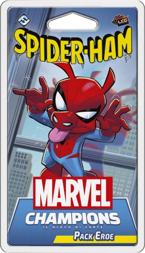 Asmodee - Marvel Champions Das Kartenspiel Spider-Ham - Erweiterung, Pack Held, italienische Ausgabe Asmodee - Marvel Champions Das Kartenspiel Spider-Ham - Erweiterung, Pack Held, italienische Ausgabe von Asmodee