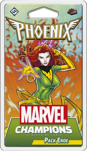 Asmodee - Marvel Champions Das Kartenspiel: Phoenix - Erweiterung, Pack Held Phönix, Italienische Ausgabe Asmodee - Marvel Champions Das Kartenspiel: Phoenix - Erweiterung, Pack Held Phönix, Italienische Ausgabe von Asmodee