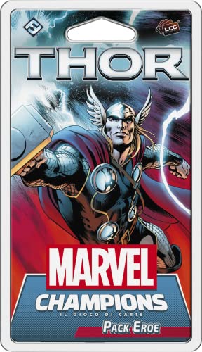Asmodee - Marvel Champions Das Kartenspiel: Thor - Erweiterung, Pack Helden, Italienische Ausgabe Asmodee - Marvel Champions Das Kartenspiel: Thor - Erweiterung, Pack Helden, Italienische Ausgabe von Asmodee