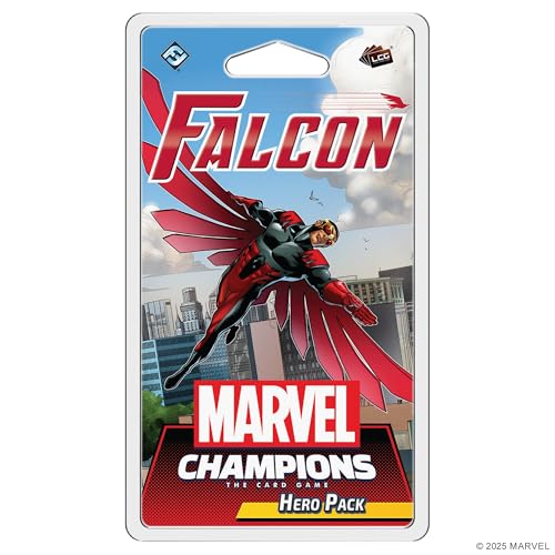 Asmodee Marvel Champions The Card Game – Falcon Hero Pack, Kartenspiel, ab 14 Jahren, 1–4 Spieler, 45–90 Minuten Spieldauer von Asmodee