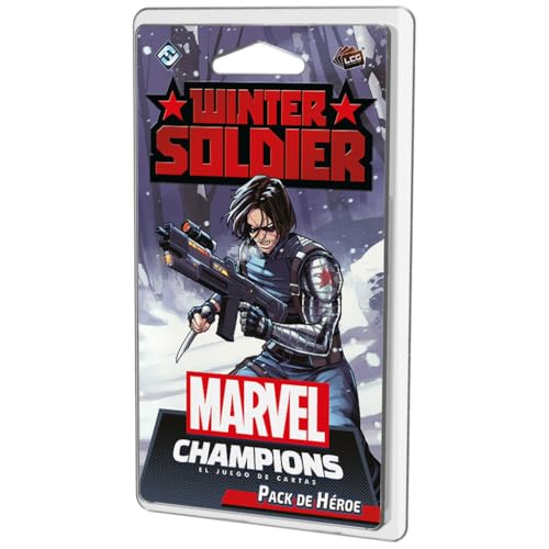 Asmodee Marvel Champions Wintersoldier, Erweiterung, Kartenspiel, ab 14 Jahren, 1 bis 4 Spieler, 45-90 Minuten pro Spiel, Spanisch von Asmodee