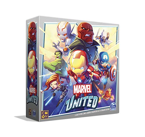 Asmodee Marvel United, Brettspiel, 1–4 Spieler, ab 10 Jahren, italienische Ausgabe von Asmodee