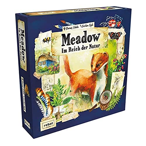 Rebel | Meadow – Im Reich der Natur | Grundspiel | Kennerspiel | Brettspiel | 1-4 Spieler | Ab 10+ Jahren | 75+ Minuten | Deutsch von Rebel