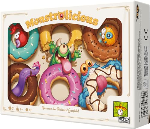 Asmodee - Monstrolicious - Brettspiel für 2 Spieler, 7+ Jahre, durchschnittliche Dauer 10 min, italienische Ausgabe Asmodee - Monstrolicious - Brettspiel für 2 Spieler, 7+ Jahre, durchschnittliche Dauer 10 min, italienische Ausgabe von Asmodee