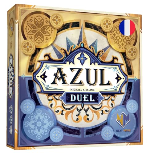Asmodee Azul Duel – französische Version – Gesellschaftsspiel für 2 Spieler – Strategiespiel für Erwachsene und Kinder ab 10 Jahren – Fliesenverlegung – 45 Minuten – Next Move von Asmodee