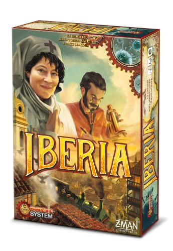 Asmodee - Pandemic Iberia Brettspiel (Italienische version) mehrfarbig, 8389 von Asmodee