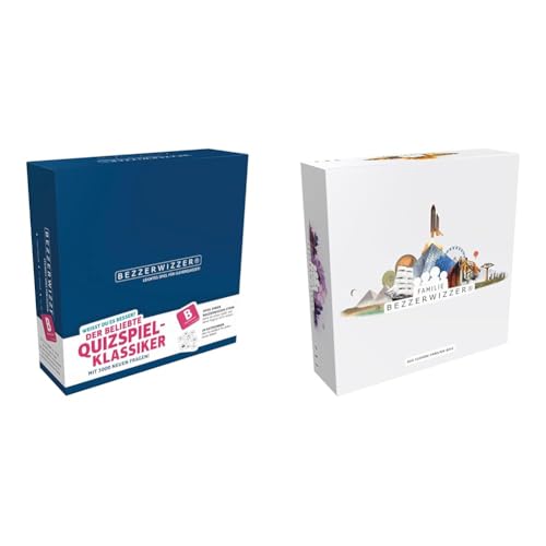 Asmodee Quiz Bundle/BEZZERWIZZER / 2+ Spieler/Ab 15+ Jahren / 45 Minuten + BEZZERWIZZER Familie / 2+ Spieler/Ab 10+ Jahren / 45 Minuten/Deutsch Asmodee Quiz Bundle/BEZZERWIZZER / 2+ Spieler/Ab 15+ Jahren / 45 Minuten + BEZZERWIZZER Familie / 2+ Spieler/Ab 10+ Jahren / 45 Minuten/Deutsch von Asmodee