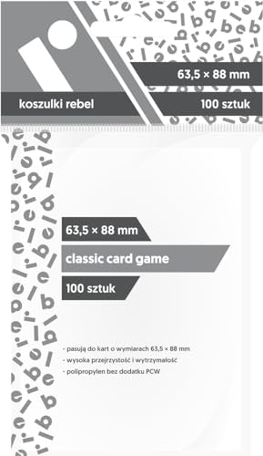 Asmodee, Kartenhüllen (63,5x88mm) Classic Card Game, 100 Stück von Asmodee