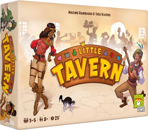 Asmodee | Little Tavern | FR | Produktionshilfe | Gesellschaftsspiel | Spielspaß | Fantastisch und Taktisch | Kartenspiel | Familienspiel | ab 8 Jahren | 3 bis 5 Spieler Asmodee | Little Tavern | FR | Produktionshilfe | Gesellschaftsspiel | Spielspaß | Fantastisch und Taktisch | Kartenspiel | Familienspiel | ab 8 Jahren | 3 bis 5 Spieler von Asmodee