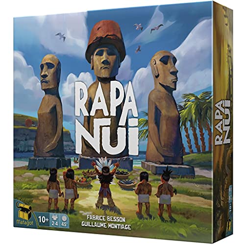 Matagot Rapa NUI - Brettspiel in Spanisch, Mehrfarbig (4 Spieler, ab 14 Jahren) von Matagot