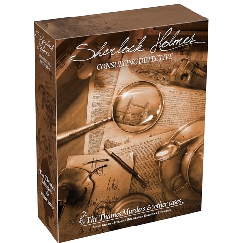 Asmodee Editions Sherlock Holmes Consulting Detective Themsesmorde Spiel - Englische Sprache von Space Cowboys