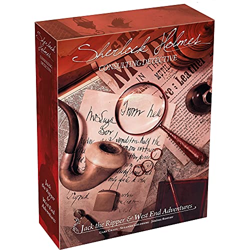 Asmodee SHEH02 Sherlock Holmes Consulting Detective: Jack The Ripper im West End-Abenteuer von Space Cowboys