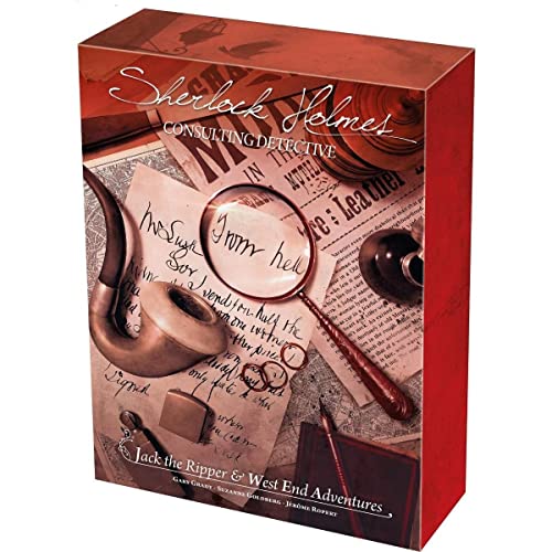 Asmodee SHEH02 Sherlock Holmes Consulting Detective: Jack The Ripper im West End-Abenteuer von Asmodee