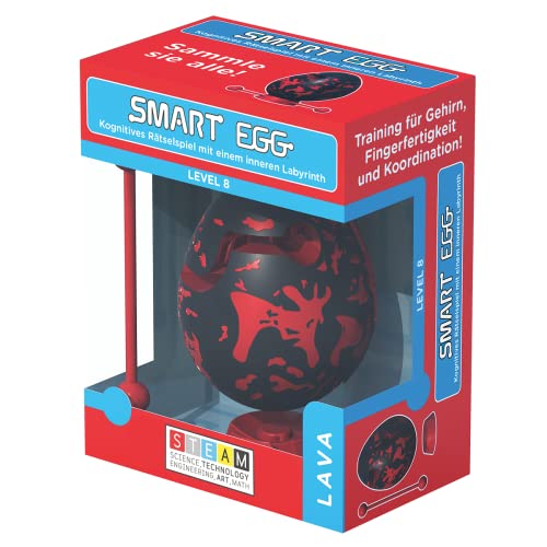 Smart Egg | Smart Egg 1-Layer Lava | Familienspiel | Rätselspiel | 1 Spieler | Ab 6+ Jahren | 10+ Minuten | Deutsch von Asmodee