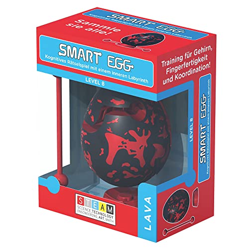 Smart Egg | Smart Egg 1-Layer Lava | Familienspiel | Rätselspiel | 1 Spieler | Ab 6+ Jahren | 10+ Minuten | Deutsch von Asmodee