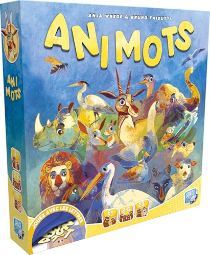 Asmodee Space Cow Animots – Gesellschaftsspiele – Kinderspiele – Familien- und kooperatives Spiel ab 6 Jahren – 2 bis 5 Spieler – 20 Minuten – französische Version von Asmodee