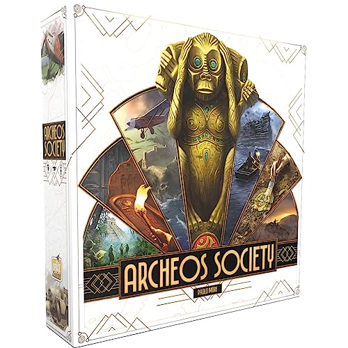 Asmodee Space Cowboys Archeos Society – Gesellschaftsspiele – Kartenspiele – Brettspiel – Spiel für Erwachsene und Kinder ab 12 Jahren – 2 bis 6 Spieler – 60 Minuten – französische Version von Asmodee