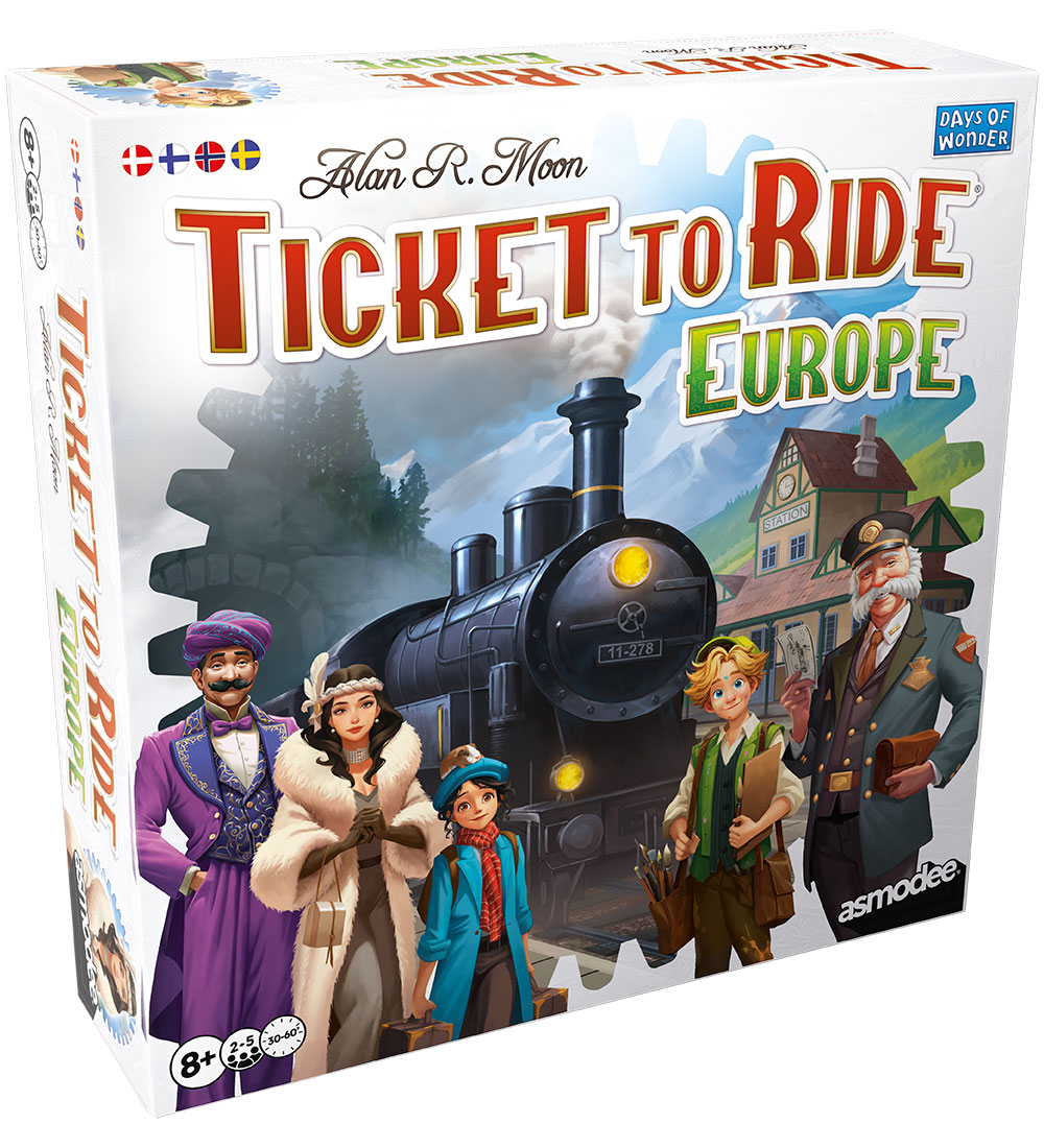 Asmodee Spiele - Ticket to Ride Europa - Asmodee - One Size - Brettspiele von Asmodee