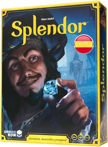 Asmodee | Splendor Strategisches Familienspiel | Ab 10 Jahren | 2 bis 4 Spieler | 30 Minuten pro Spiel | Spanisch von Asmodee
