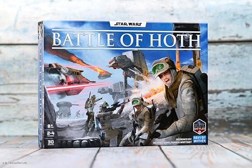 Asmodee - Star Wars Die Schlacht von Hoth – Strategiespiel für 2 bis 4 Spieler ab 8 Jahren – 74 Figuren und 17 Szenarien – Imperium gegen Rebellen – Familienspiel Days of Wonder – Französisch von Asmodee