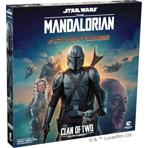 Asmodee Star Wars The Mandalorian Adventures: Clan Of Two Erweiterung, Kooperatives Brettspiel, ab 12 Jahren, 1-4 Spieler, 30-60 Minuten Spieldauer Asmodee Star Wars The Mandalorian Adventures: Clan Of Two Erweiterung, Kooperatives Brettspiel, ab 12 Jahren, 1-4 Spieler, 30-60 Minuten Spieldauer von Asmodee
