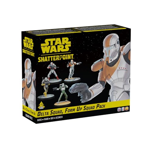 Asmodee Star Wars: Shatterpoint Delta Squad, Form Up Squad Pack, Tabletop-Miniaturen-Spiel, ab 14 Jahren, für 2 Spieler, über 90 Minuten Spieldauer von Asmodee