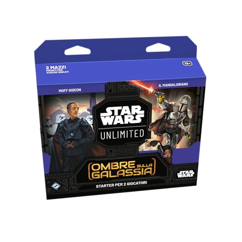 Asmodee Star Wars: Unlimited TCG Schatten über die Galaxie Starter-Set – Dominiere die Galaxie! Sammelkartenspiel für Kinder und Erwachsene, ab 12 Jahren, 2 Spieler, Edition in Italienisch Asmodee Star Wars: Unlimited TCG Schatten über die Galaxie Starter-Set – Dominiere die Galaxie! Sammelkartenspiel für Kinder und Erwachsene, ab 12 Jahren, 2 Spieler, Edition in Italienisch von Asmodee