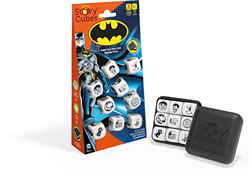 Asmodee – Stobatman – Würfel und Würfelspiele – Story Cubes Geschichten-Würfel Batman Blisterverpackung von Asmodee