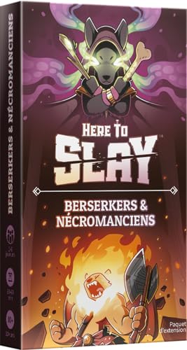 Asmodee - TeeTurtle – Here to Slay – Erweiterung: Berserker und Nekromanten – Gesellschaftsspiele – Kartenspiele – Spiele für Erwachsene und Kinder ab 10 Jahren – 2 bis 6 Spieler – französische von Asmodee