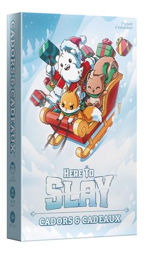 Asmodee TeeTurtle Here to Sleigh Gesellschaftsspiele – Kartenspiel – Spiel für Erwachsene und Kinder ab 10 Jahren – 2 bis 6 Spieler – 30 Minuten – französische Version von Asmodee