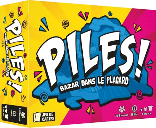 Asmodee The Lost Boy Entertainment – Batterien! – Gesellschaftsspiele – Kartenspiele – Familien- und Kinderspiel ab 8 Jahren – 2 bis 8 Spieler – 10 Minuten – französische Version von Asmodee