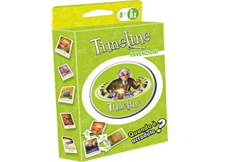 Asmodee - Timeline Inventions, Eco Blister, Kartenspiel, Lernspiel, Taschenformat, Italienische Ausgabe, 8303 von Asmodee