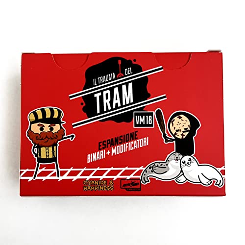 Asmodee - Trauma of Tram: Tracks and Modifiers, Erweiterungskartenspiel für Erwachsene, englische Ausgabe, 8532 von Lucky Duck Games