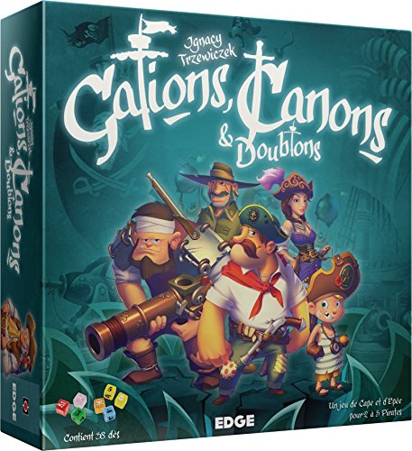 Asmodee - UBIGCD01 - Galions, Canons et Doublons (französisch) von Asmodee