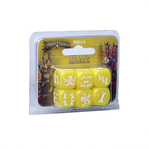 Asmodee – UBIRAB14 – Rum & Bones – Die Furchtbare Plage von Mazu Würfelset (französisch) von Asmodee