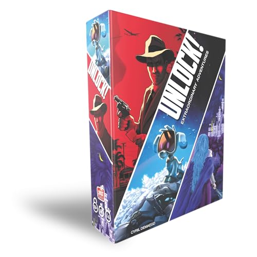 Asmodee - Unlock! Außergewöhnliche Abenteuer, Gesellschaftsspiel mit App, Escape Room, 1-6 Spieler, 10+ Jahre, Italienische Ausgabe von Asmodee
