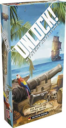Space Cowboys | Unlock! – Der Schatz auf Tonipal Island | Familienspiel | Rätselspiel | 1-6 Spieler | Ab 10+ Jahren | 60+ Minuten | Deutsch von Space Cowboys