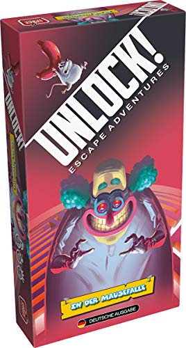 Asmodee, Unlock! – In der Mausefalle, Familienspiel, Rätselspiel, 1-6 Spieler, Ab 10+ Jahren, 60+ Minuten, Deutsch von Space Cowboys