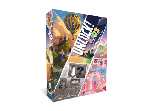 Asmodee - Unlock! Kids, Escape Room von Tisch, 6+ Jahre, italienische Ausgabe, 8763 von Asmodee