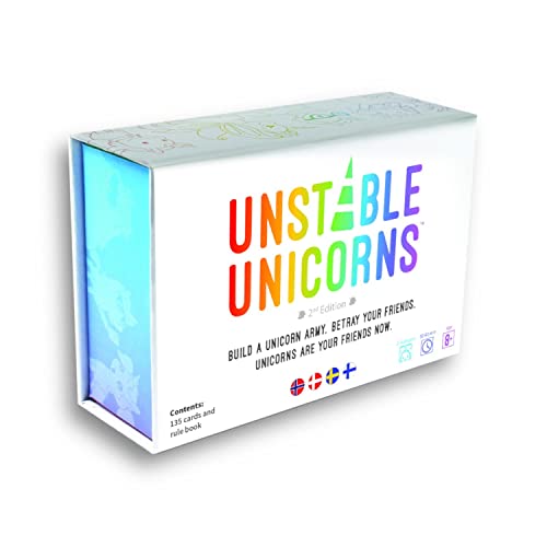 Asmodee Unstable Unicorns - Kartenspiel (Nordisch) (TEEUU01SCA) von Asmodee
