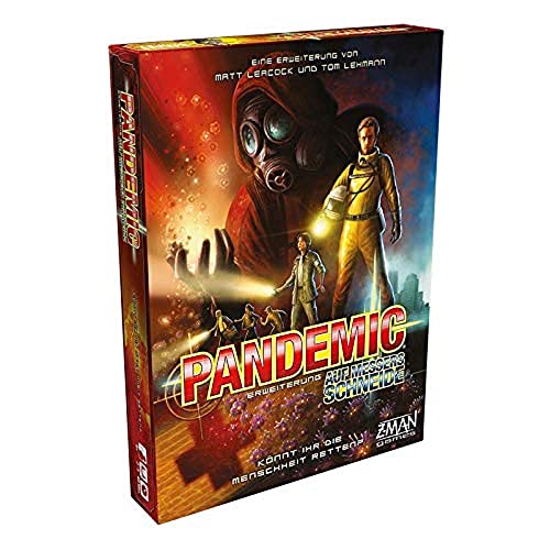 ZMan | Pandemic – Auf Messers Schneide | Erweiterung | Kennerspiel | Brettspiel | 2-5 Spieler | Ab 8+ Jahren | 45+ Minuten | Deutsch von Z-Man Games