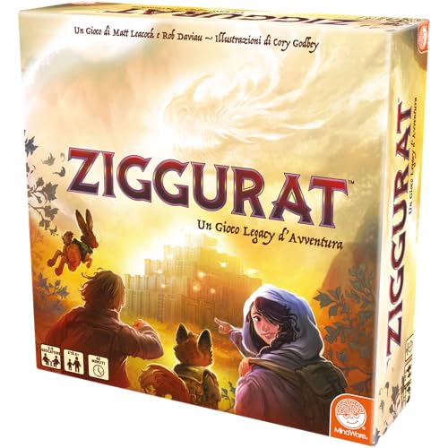 Asmodee Ziggurat, Brettspiel, 2-4 Spieler, 8+ Jahre, italienische Ausgabe von Asmodee