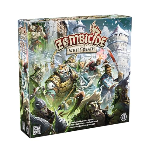 Asmodee Zombicide White Death, Brettspiel, 14+ Jahre, 1-6 Spieler, italienische Ausgabe von Asmodee