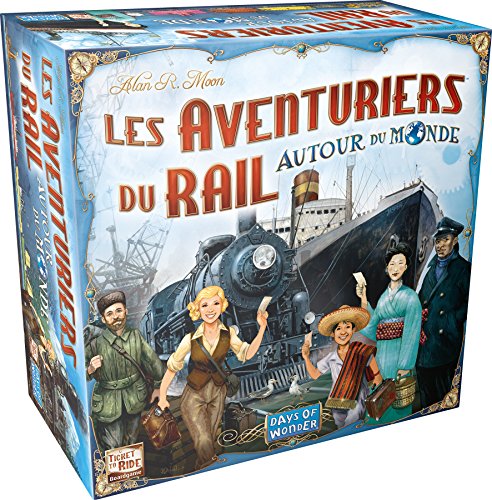 Asmodee – ave18 – Abenteurer der Schiene – Wickeln Welt - Französische Sprache Asmodee – ave18 – Abenteurer der Schiene – Wickeln Welt - Französische Sprache von Asmodee