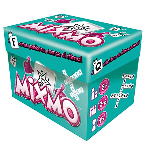 Asmodée Zygomatic | Mixmo | Brettspiel für Familien und Kinder | Form Wörter, Marke EL Rimo | Ab 8 Jahren | 2 bis 6 Spieler | 15 Minuten pro Spiel | Spanisch von Asmodée
