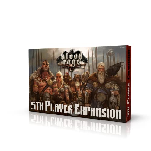 CMON, Blood Rage – Der 5. Spieler, Erweiterung, Expertenspiel, Strategiespiel, 2-5 Spieler, Ab 14+ Jahren, 90+ Minuten, Deutsch von Asmodee