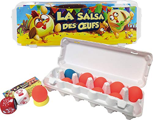 Asmodere-La Salsa Eier, CGSALSA01, Gesellschaftsspiel von Asmodée