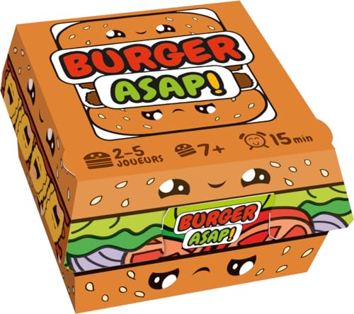 ASMODEE | Burger ASAP | FR | MIXLORE | 2-5 Spieler | 7+ | 15-30 Minuten von ASMODEE