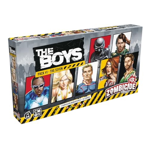 CMON, Zombicide 2. Edition – The Boys Pack 1: The Seven, Miniaturen-Erweiterung, Kennerspiel, Dungeon Crawler, 1-6 Spieler, Ab 14+ Jahren, 60 Minuten, Deutsch, Mehrsprachig CMON, Zombicide 2. Edition – The Boys Pack 1: The Seven, Miniaturen-Erweiterung, Kennerspiel, Dungeon Crawler, 1-6 Spieler, Ab 14+ Jahren, 60 Minuten, Deutsch, Mehrsprachig von CMON